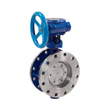 Carbon steel flange hard seal butterfly valve